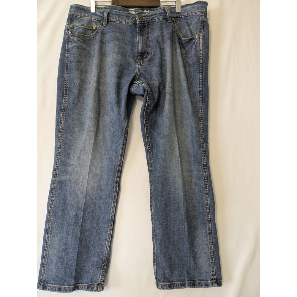 Wrangler Retro Jeans Mens 38x30 (29) Blue Slim Straight‎ Medium Wash Stretch